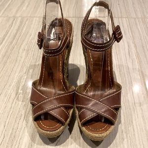 Louboutin Platform Leather Sandals